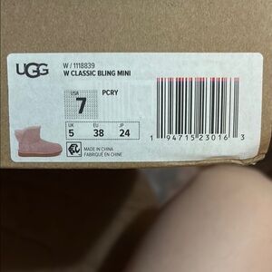 UGG Women's Classic Bling Mini Boots - Pink
